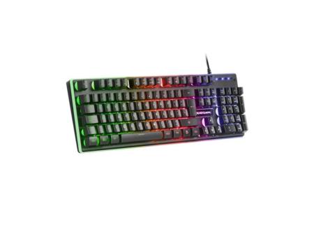 Pack Gaming Mars Gaming MCPX/ Teclado H-MECH  + Ratón Óptico + Alfombrilla/ Negro