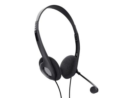 Auriculares Trust Chat Headset 24659/ con Micrófono/ Jack 3.5/ Negros