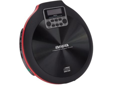 Reproductor de CD/CDR/MP3 Aiwa Walk PCD-810RD/ Rojo