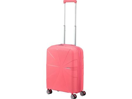 Maleta de Cabina American Tourister Starvibe Spinner 55cm/ 55x40x20cm/ 4 Ruedas/ Coral