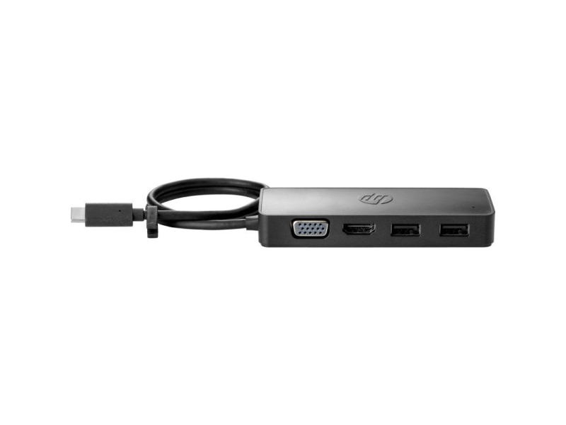 Docking USB Tipo-C HP G2 7PJ38AA/ 2xUSB/ 1xHDMI/ 1xVGA/ Negro