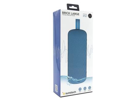 Altavoz con Bluetooth Sunstech Bricklarge/ 10W/ 2.0/ Azul