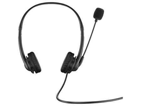 Auriculares HP G2/ con Micrófono/ Jack 3.5/ Negros