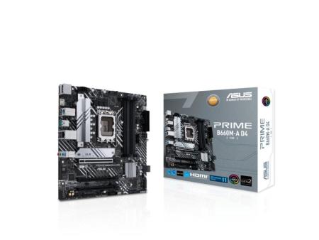 Placa Base Asus Prime B660M-A D4-CSM/ Socket 1700/ Micro ATX