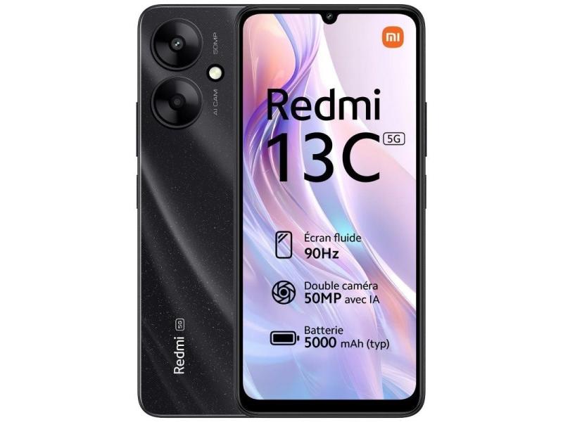 Smartphone Xiaomi Redmi 13C 4GB/ 128GB/ 6.74'/ 5G/ Negro