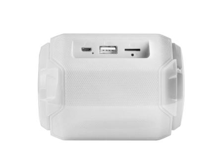 Altavoz con Bluetooth Mars Gaming MSBAXW/ 10W/ 1.0/ Blanco