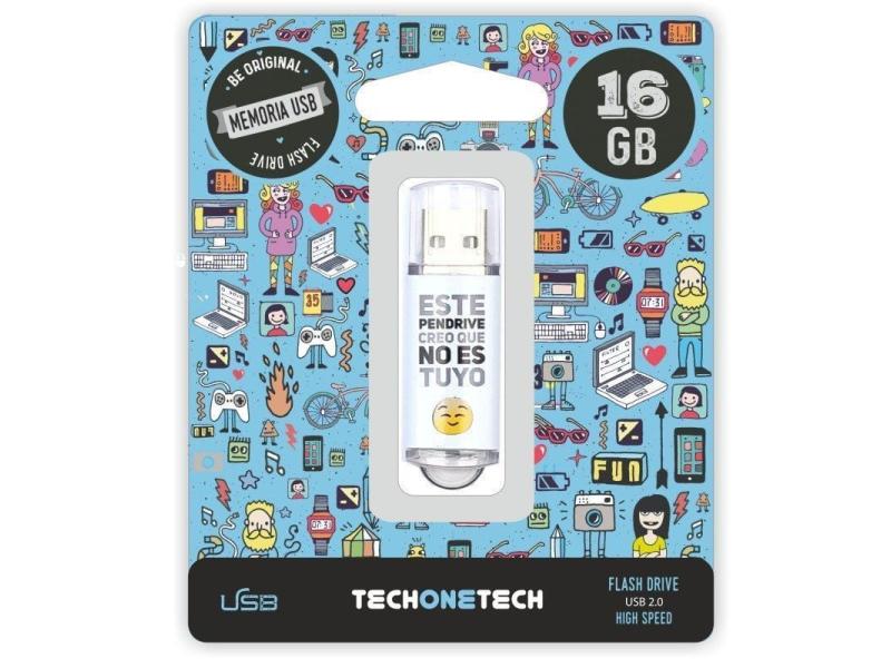 Pendrive 16GB Tech One Tech No Es Tuyo USB 2.0