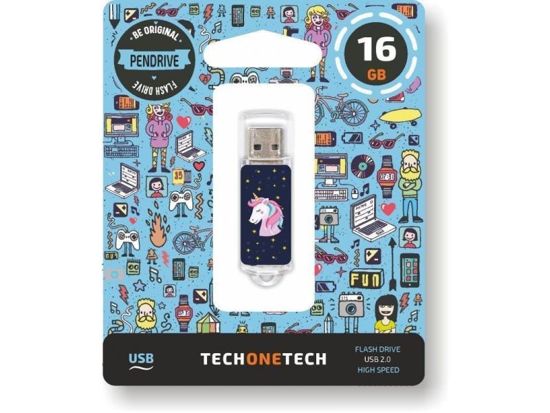 Pendrive 16GB Tech One Tech Unicornio Dream USB 2.0