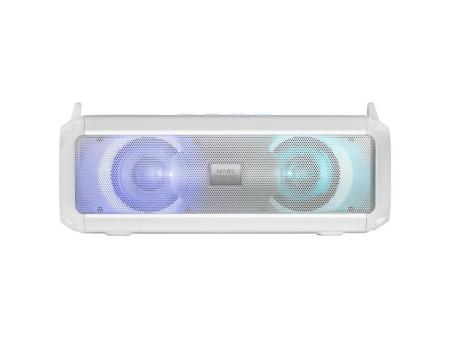 Altavoz Portátil / Barra de Sonido con Bluetooth Mars Gaming MSB-XT/ 20W/ 2.0/ Blanco