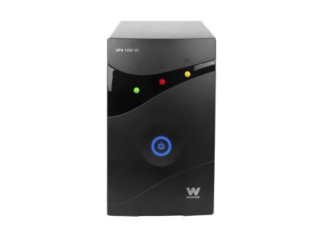 SAI Línea Interactiva Woxter UPS 1200 VA/ 1200VA-720W/ 3 Salidas/ Formato Torre