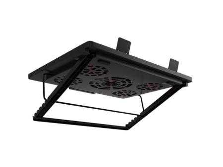 Soporte Refrigerante Mars Gaming MNBC2 para Portátiles hasta 17.3'/ Iluminación LED