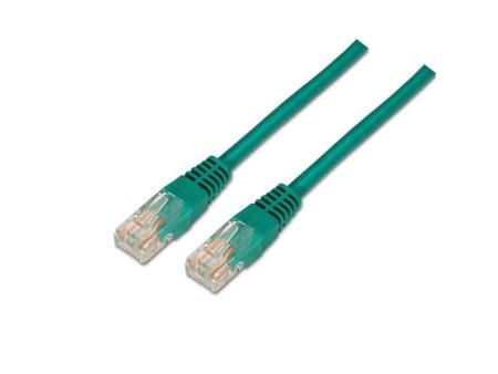 Cable de Red RJ45 UTP Aisens A133-0193 Cat.5e/ 50cm/ Verde