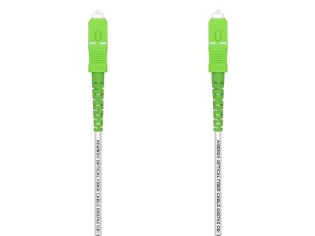 Cable de Fibra Óptica G657A2 3.0 Aisens A152-0500/ LSZH/ 20m/ Blanco