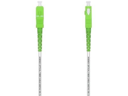 Cable de Fibra Óptica G657A2 3.0 Aisens A152-0500/ LSZH/ 20m/ Blanco