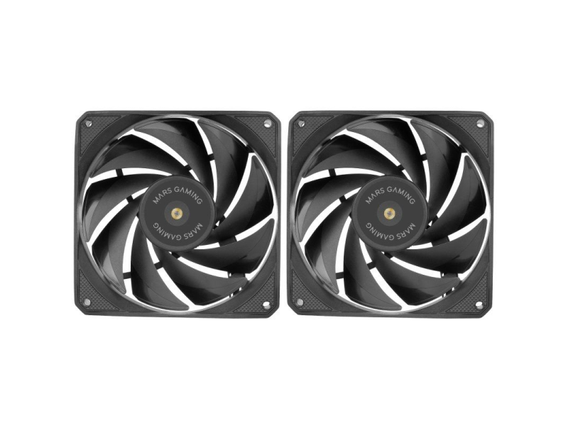 Pack 2 Ventiladores Mars Gaming MF-NCLX2/ 12cm