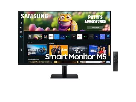 Smart Monitor Samsung M5 S27DM500EU 27'/ Full HD/ Smart TV/ Multimedia/ Negro