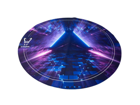 Alfombra Gaming Woxter Stinger Floorpad FUTURE/ Púrpura