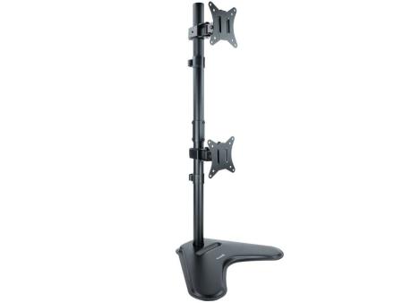 Soporte para 2 Monitores TooQ DB1703TNV-B/ hasta 9kg