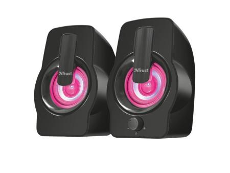 Altavoces Trust Gemi RGB/ 12W/ 2.0