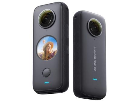 Cámara Digital Deportiva Insta360 One X2/ 5.7K/ Ángulo de visión 360º/ Negra