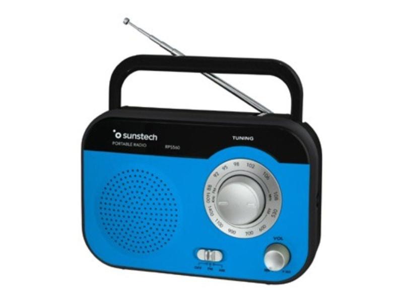 Radio Portátil Sunstech RPS560/ Azul