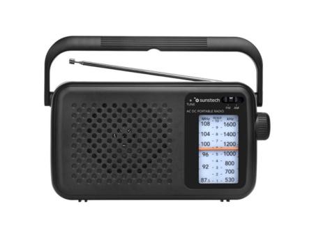 Radio Portátil Sunstech RPS760/ Negro