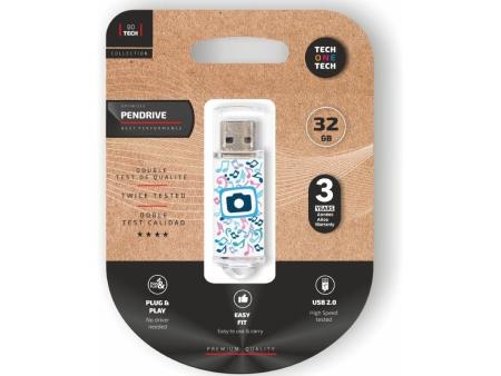 Pendrive 32GB Tech One Tech Foto Dream USB 2.0