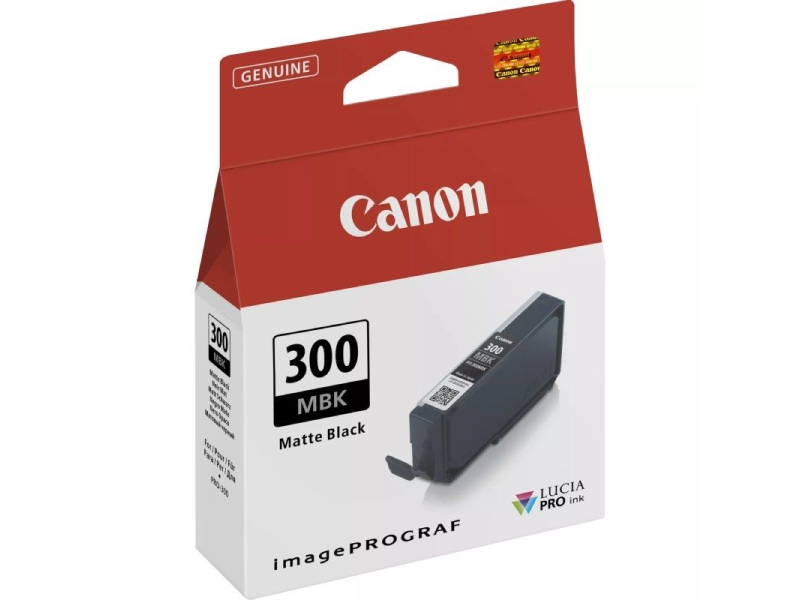 Cartucho de Tinta Original Canon PFI-300MBK/ Negro Mate