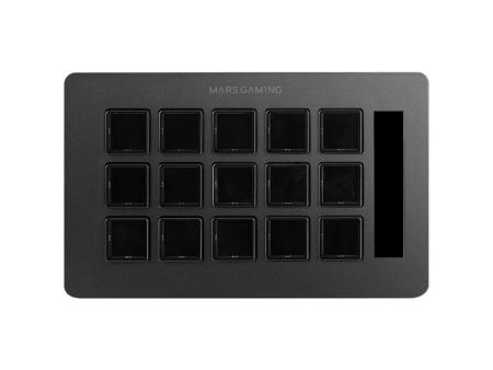 Stream Deck Slim Mars Gaming MSD-ONE/ 15 Teclas LCD/ Negro