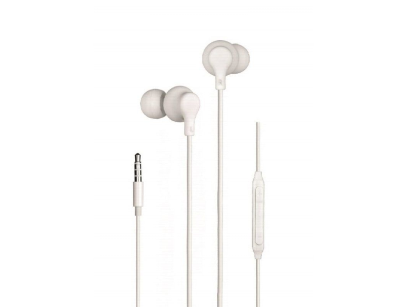 Auriculares Intrauditivos Daewoo DW2014/ con Micrófono/ Jack 3.5/ Blancos