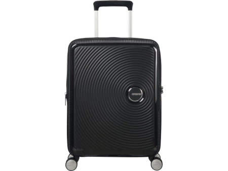 Maleta de Cabina American Tourister SoundBox Spinner 55cm/ 55x40x20cm/ 4 Ruedas/ Negro Bass