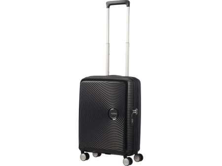 Maleta de Cabina American Tourister SoundBox Spinner 55cm/ 55x40x20cm/ 4 Ruedas/ Negro Bass