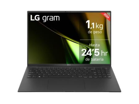 Portátil LG Gram 16ZD90S-G.AX75B Intel Core Ultra 7-155H/ 16GB/ 512GB SSD/ 16'/ Sin Sistema Operativo