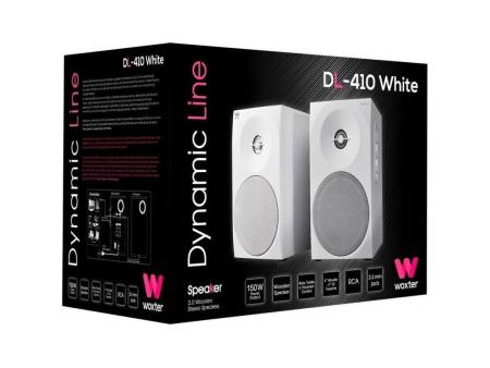 Altavoces Woxter Dynamic Line DL-410/ 150W/ 2.0/ Blanco