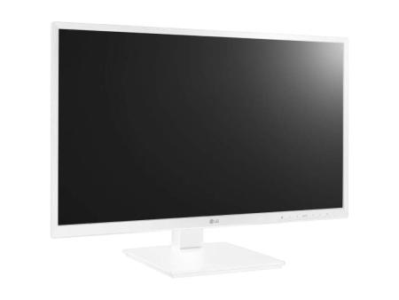 Monitor Profesional LG 24BK55YP-W 23.8'/ Full HD/ Multimedia/ Regulable en altura/ Blanco