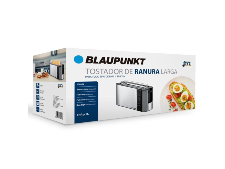 Tostador Blaupunkt BP4010/ 1000W/ Acero Inoxidable