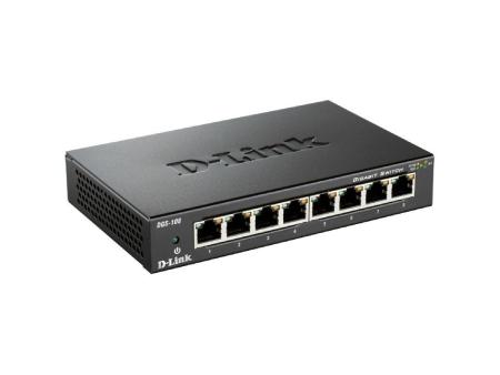 Switch D-Link DGS-108 8 Puertos/ RJ-45 10/100/1000