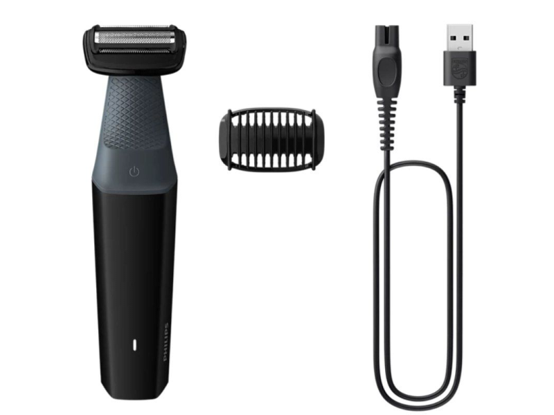 Afeitadora Philips Bodygroom Series 3000 BG3017/ con Batería/ 1 Accesorio