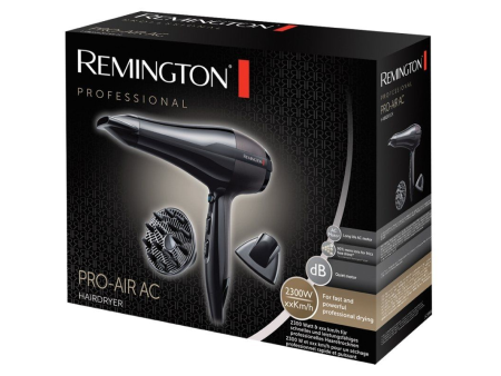 Secador Remington Pro-Air AC/ 2300W/ Iónico/ Negro