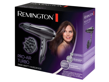 Secador Remington Pro-Air Turbo/ 2400W/ Negro