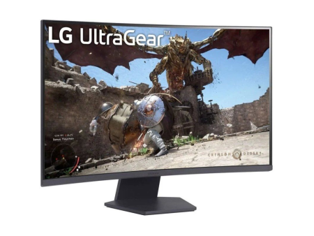 Monitor Gaming Curvo LG UltraGear 27GS60QC-B 27'/ QHD/ 1ms/ 180Hz/ VA/ Negro