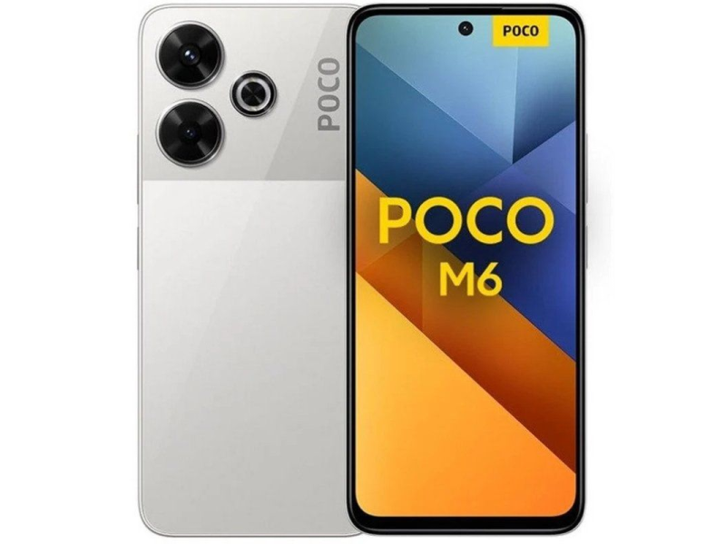 Smartphone Xiaomi POCO M6 8GB/ 256GB/ 6.79'/ Plata