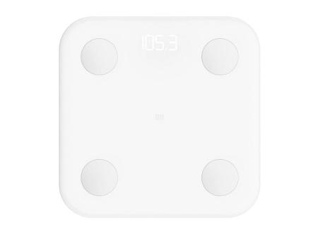 BÁSCULA DE BAÑO XIAOMI MI BODY COMPOSITION SCALE - BLUETOOTH - RANGO 5-150KG - 4XAAA - APLICACIÓN MI FIT - BLANCO