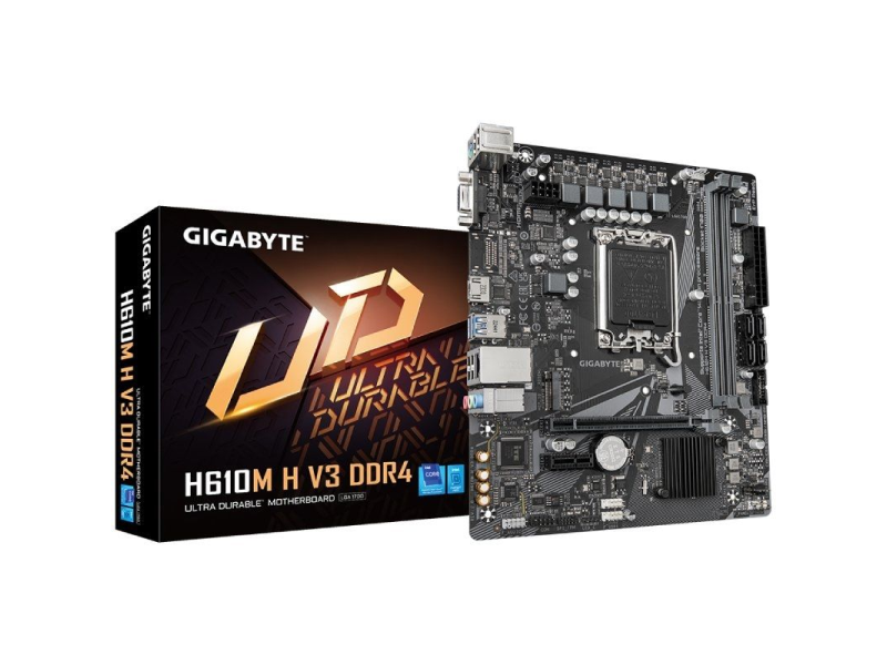 Placa Base Gigabyte H610M H V3 DDR4 Socket 1700/ Micro ATX