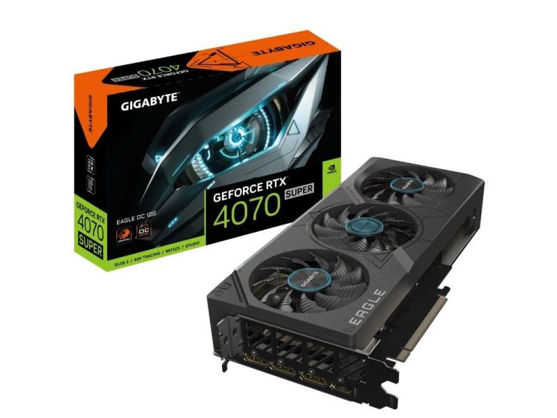 Tarjeta Gráfica Gigabyte GeForce RTX 4070 SUPER EAGLE OC 12G/ 12GB GDDR6X