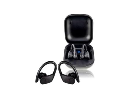 Auriculares Deportivos Bluetooth Daewoo TWS SPORT DW2012 con estuche de carga/ Autonomía 3h/ Negros