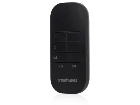 Set de Mini Enchufes para Exterior Smartwares SH4-99653/ Negros