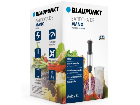 Batidora de mano Blaupunkt BP4008/ 800W/ Capacidad 1L