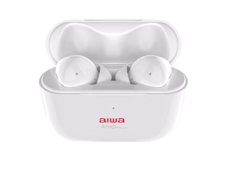 Auriculares Bluetooth Aiwa EBTW-888ANC con estuche de carga/ Autonomía 4h/ Blancos