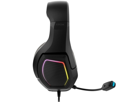 Auriculares Gaming con Micrófono Krom Kopa 7.1/ USB 2.0/ Negros